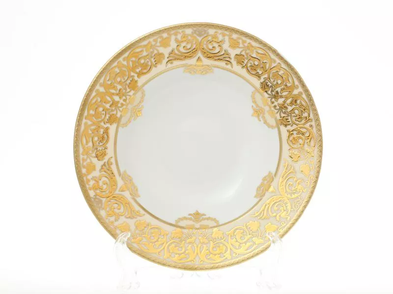Набор тарелок глубоких Falkenporzellan Natalia creme gold 23,5 см(6 шт)