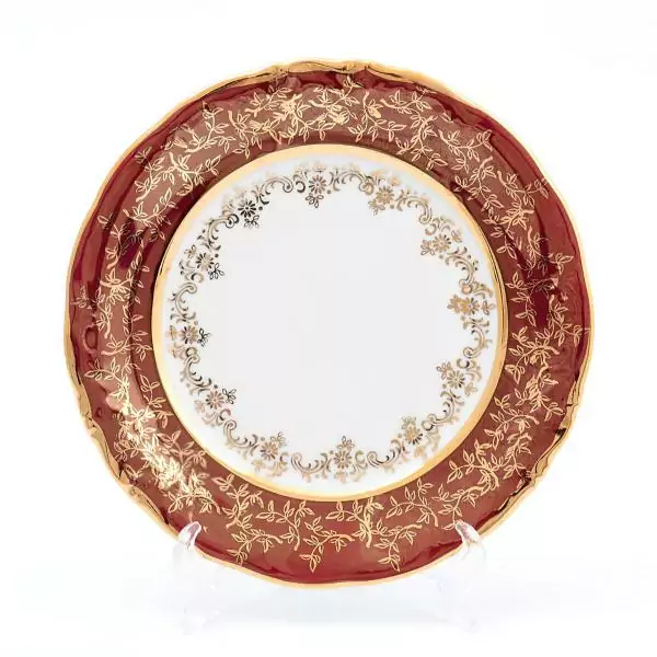 Набор тарелок Sterne porcelan Красный лист 19 см(6 шт)