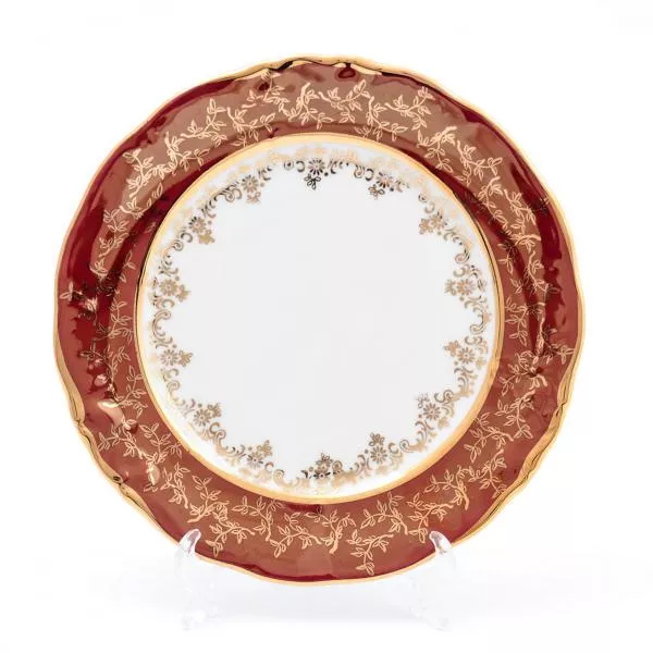 Набор тарелок Sterne porcelan Красный лист 21 см(6 шт)