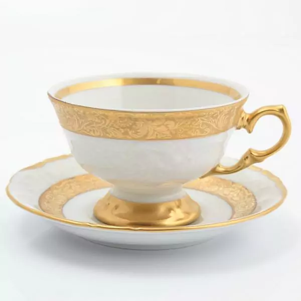 Набор чайных пар 220 мл Матовая лента Sterne porcelan (6 пар)