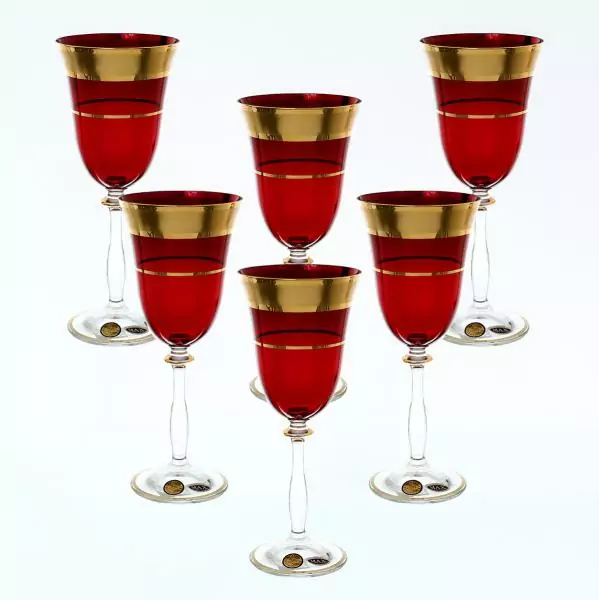 Анжела набор бокалов для вина Bohemia Star Crystal 250 мл Артикул 32436