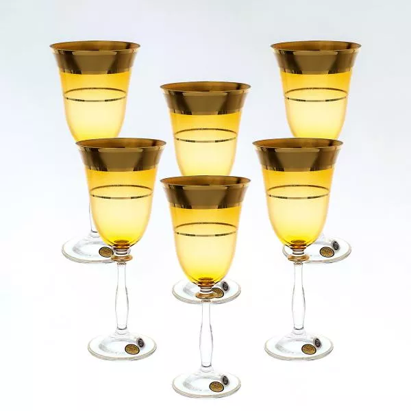 Анжела набор бокалов для вина Bohemia Star Crystal 250 мл Артикул 32437