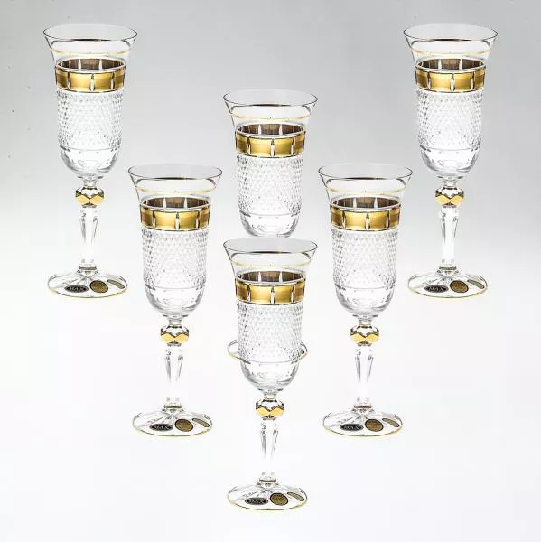 Набор фужеров для шампанского Bohemia Max Crystal 150 мл(6 шт) Артикул 32513