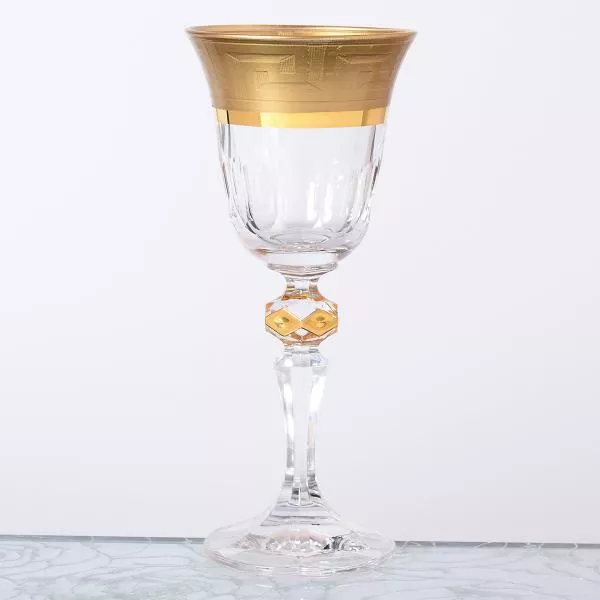 Набор рюмок Кристина для водки Bohemia Gold Костка матовая 60мл(6 шт)