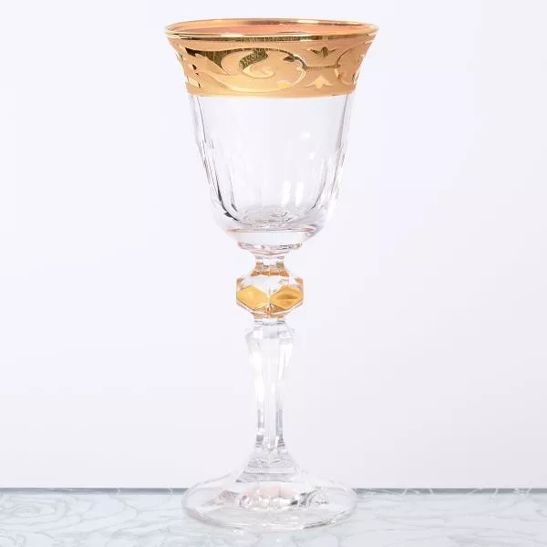 Набор рюмок Кристина для водки Bohemia Gold Махарадже 60мл(6 шт)