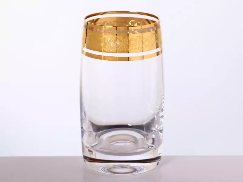 Набор стаканов для воды Bohemia Gold Идеал Золото V-D 250 мл(6 шт)