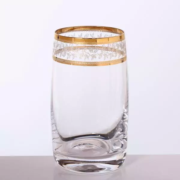 Набор стаканов для воды 230 мл Идеал Золотой лист (6 шт)
