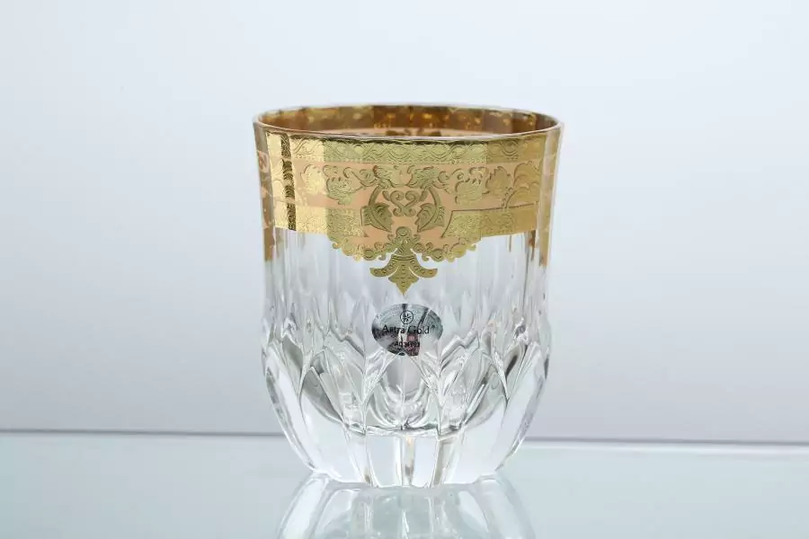 Набор стаканов для виски 350 мл Natalia Golden Ivory Decor Astra Gold (6 шт)