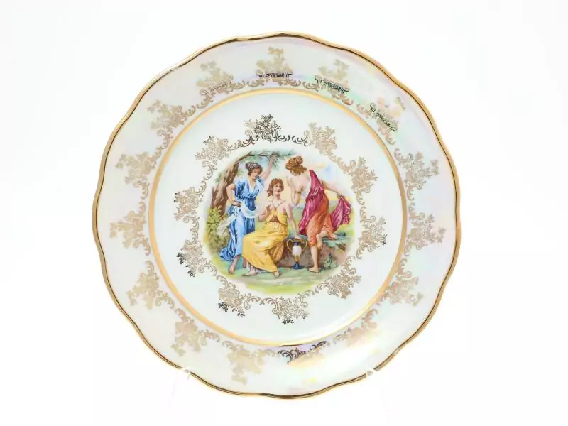 Набор тарелок Sterne porcelan Мадонна Перламутр  26 см(6 шт)