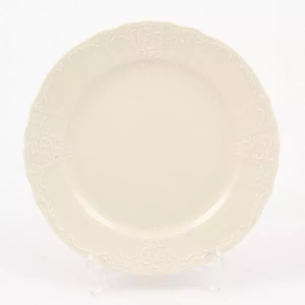 Набор тарелок Bernadotte Недекорированный Be-Ivory 21 см(6 шт)