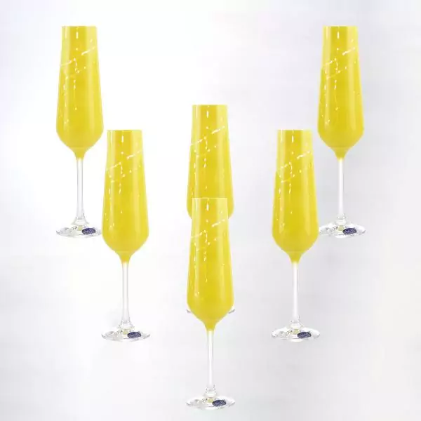 Набор фужеров для шампанского Crystalex Bohemia Sandra 200 мл(6 шт) Артикул 37609