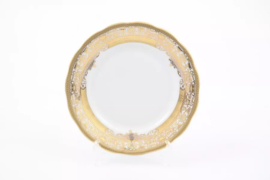 Набор тарелок Carlsbad Аляска Золотая роспись 19 см(6 шт)