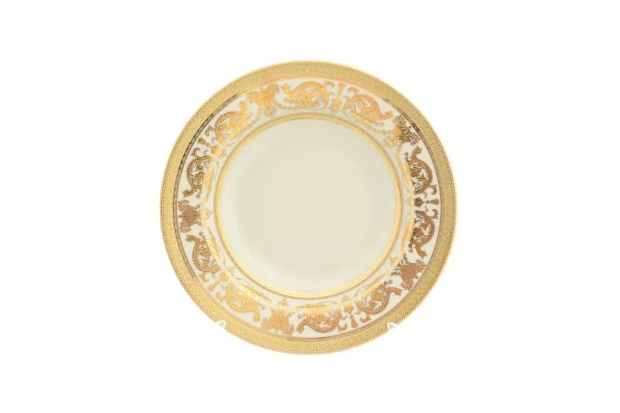 Набор тарелок глубоких Falkenporzellan Imperial Cream Gold  22 см(6 шт)