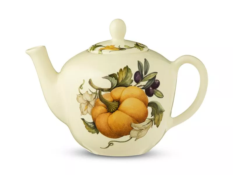 Чайник с крышкой Caroline Artigianato Ceramico Тыква 1л