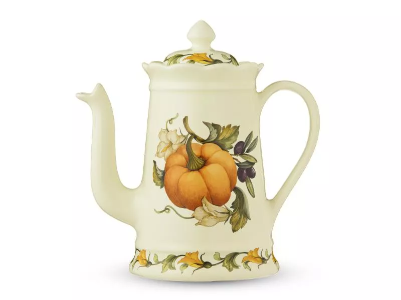 Чайник с крышкой Caroline Artigianato Ceramico Тыква 900мл
