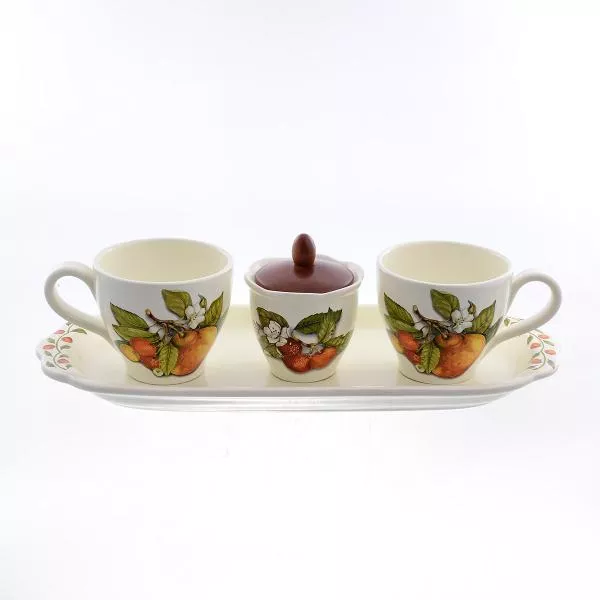 Чайный сервиз Caroline Artigianato Ceramico Груша 5 предметов