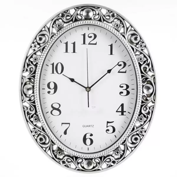 Часы настенные Royal Classics Серебристые Артикул 39733