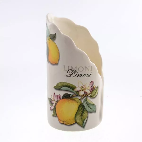 Подставка для стаканчиков 20 см artigianato ceramico Лимоны