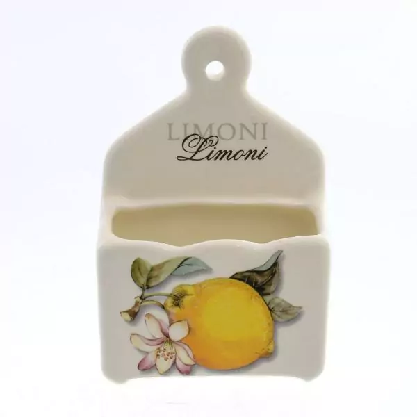 Подставка для спичек Caroline Artigianato ceramico Лимоны 8см