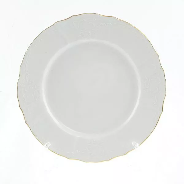 Набор тарелок Bernadotte Белый узор 21 см(6 шт)