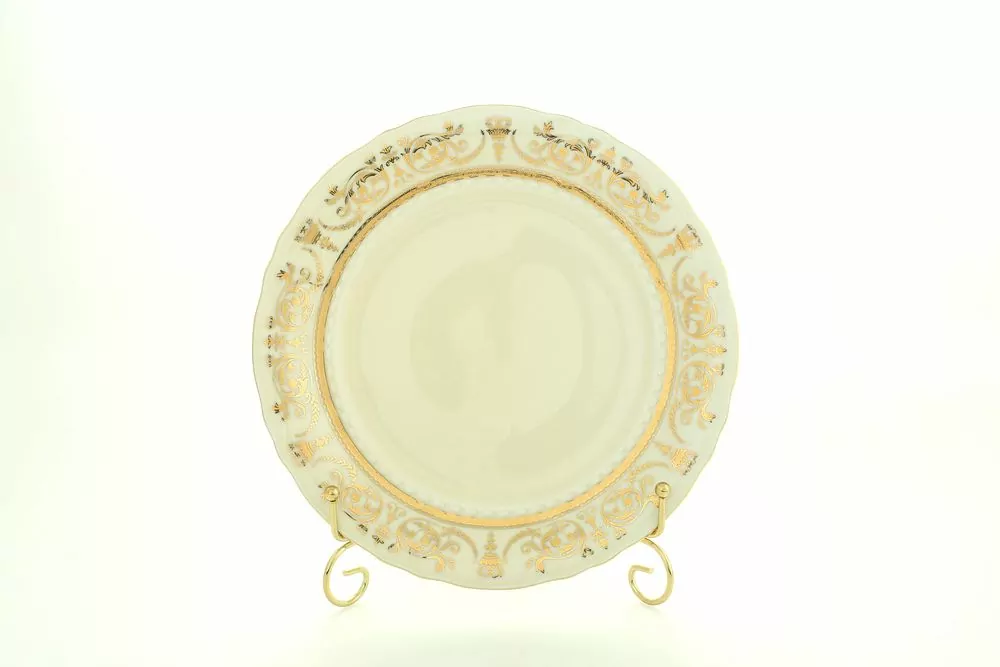 Набор тарелок мелких 6шт 25см Золотой орнамент Артикул 07560115-1373