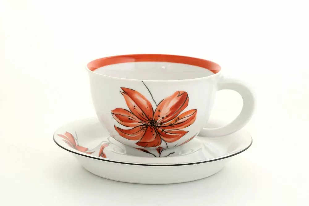 Чашка с блюдцем Чайная пара Артикул 52120411-315D