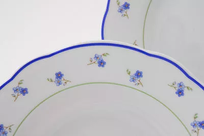 Набор тарелок 18предм. с тар. дес. 19 Синие цветы
