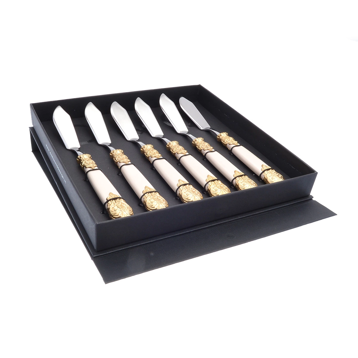 Набор столовых ножей для рыбы domus versaille gold (6 шт) Артикул 44772