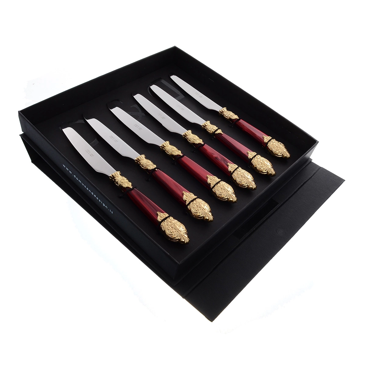 Набор десертных ножей Domus Versailles gold (6 шт) Артикул 44774