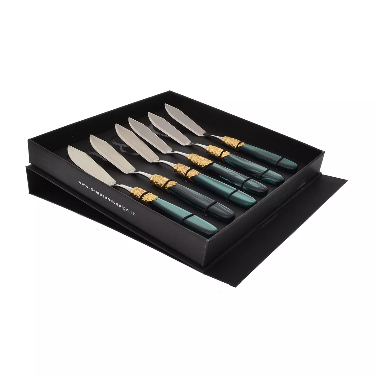 Набор столовых ножей для рыбы domus victoria gold (6 шт) Артикул 44631