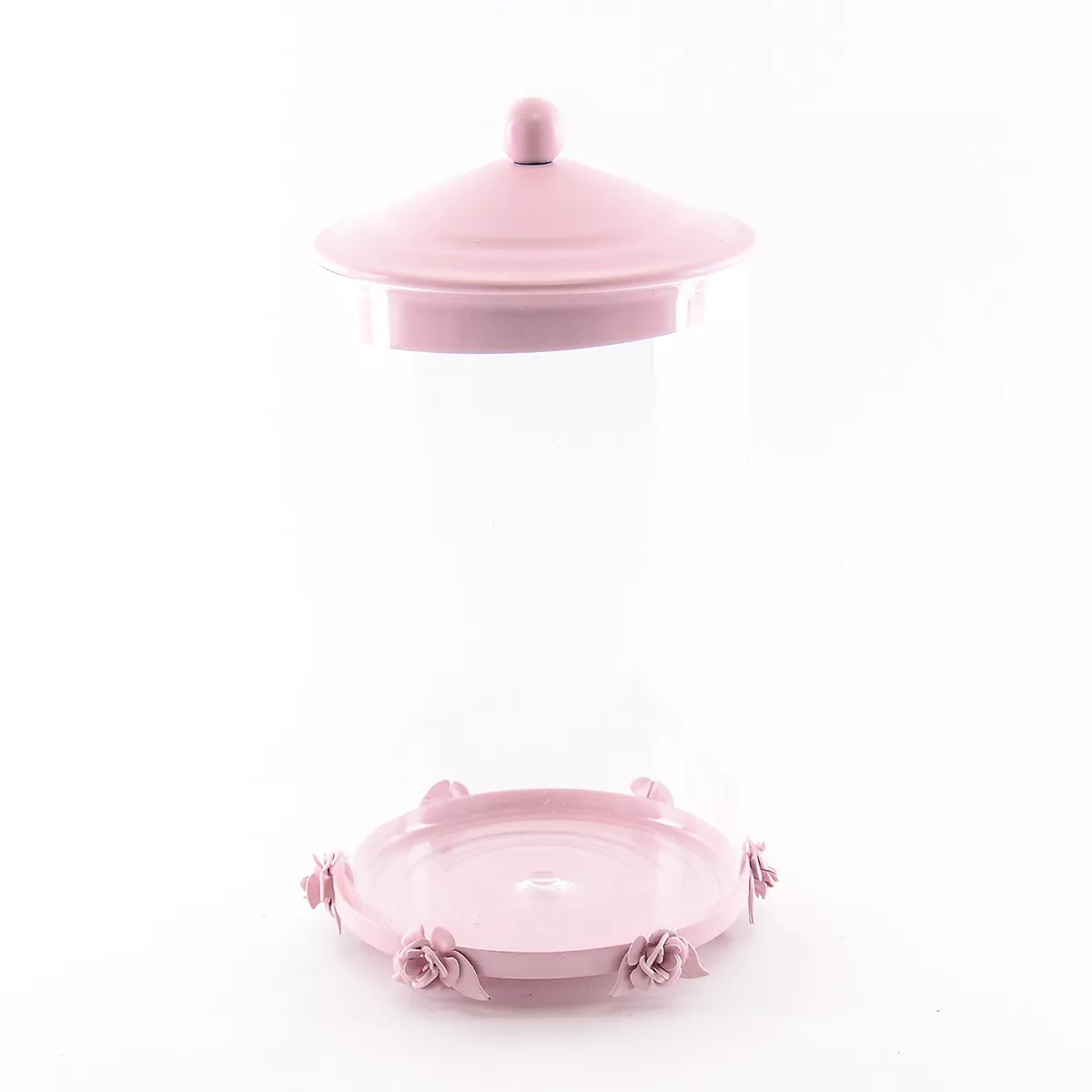 Ёмкость для сыпучих продуктов с крышкой Royal Classics розовая Артикул 40973